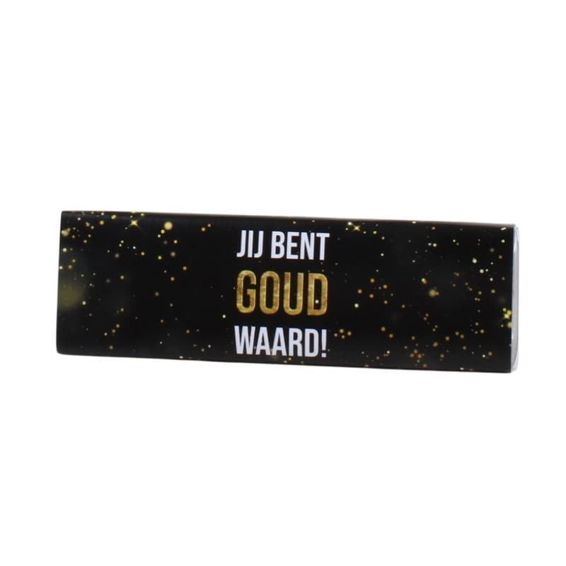 Chocoladereep – “Jij bent goud Waard!”